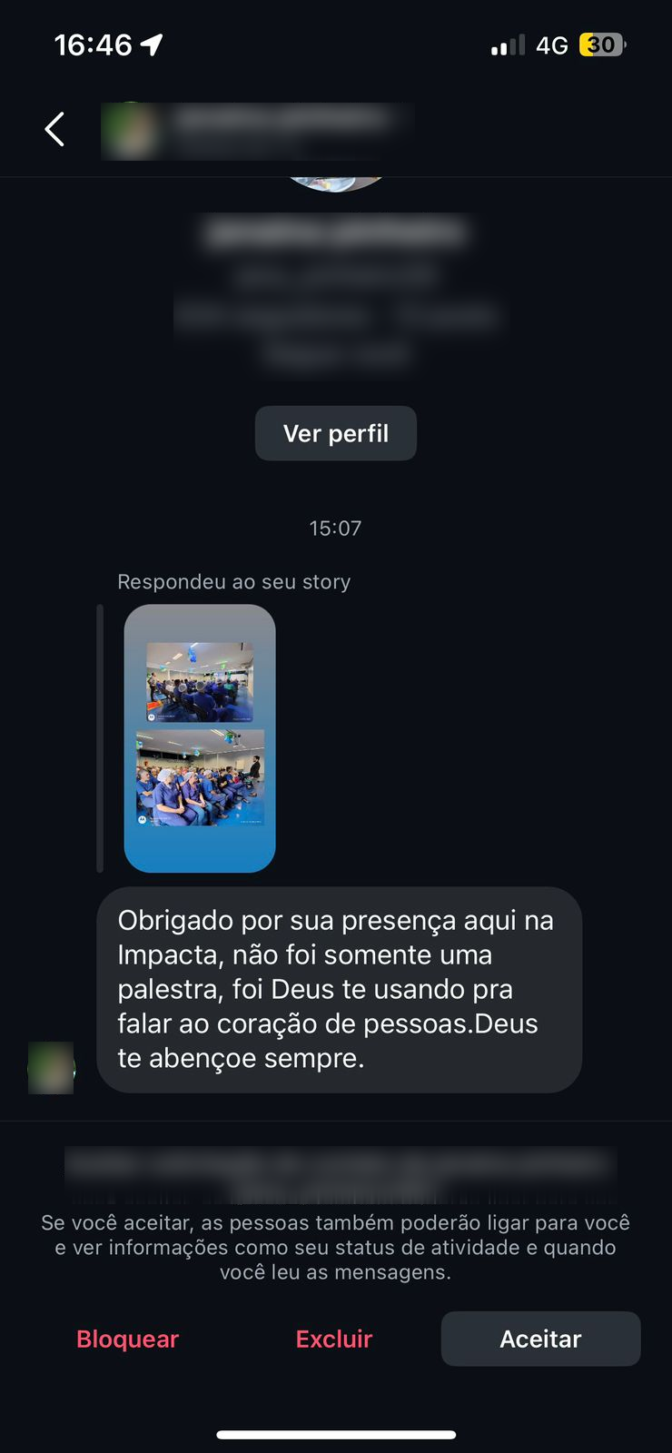 Depoimento de cliente satisfeito