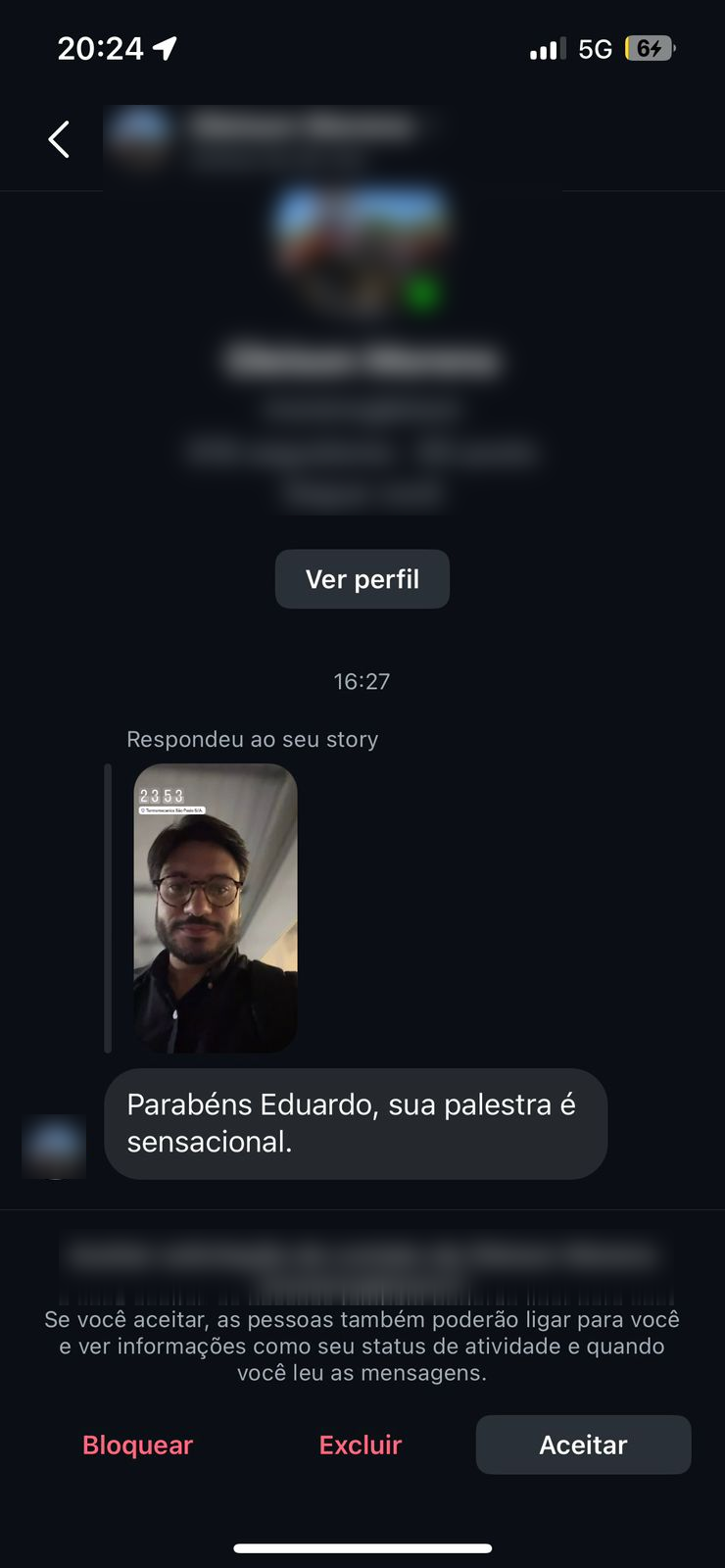 Depoimento de cliente satisfeito