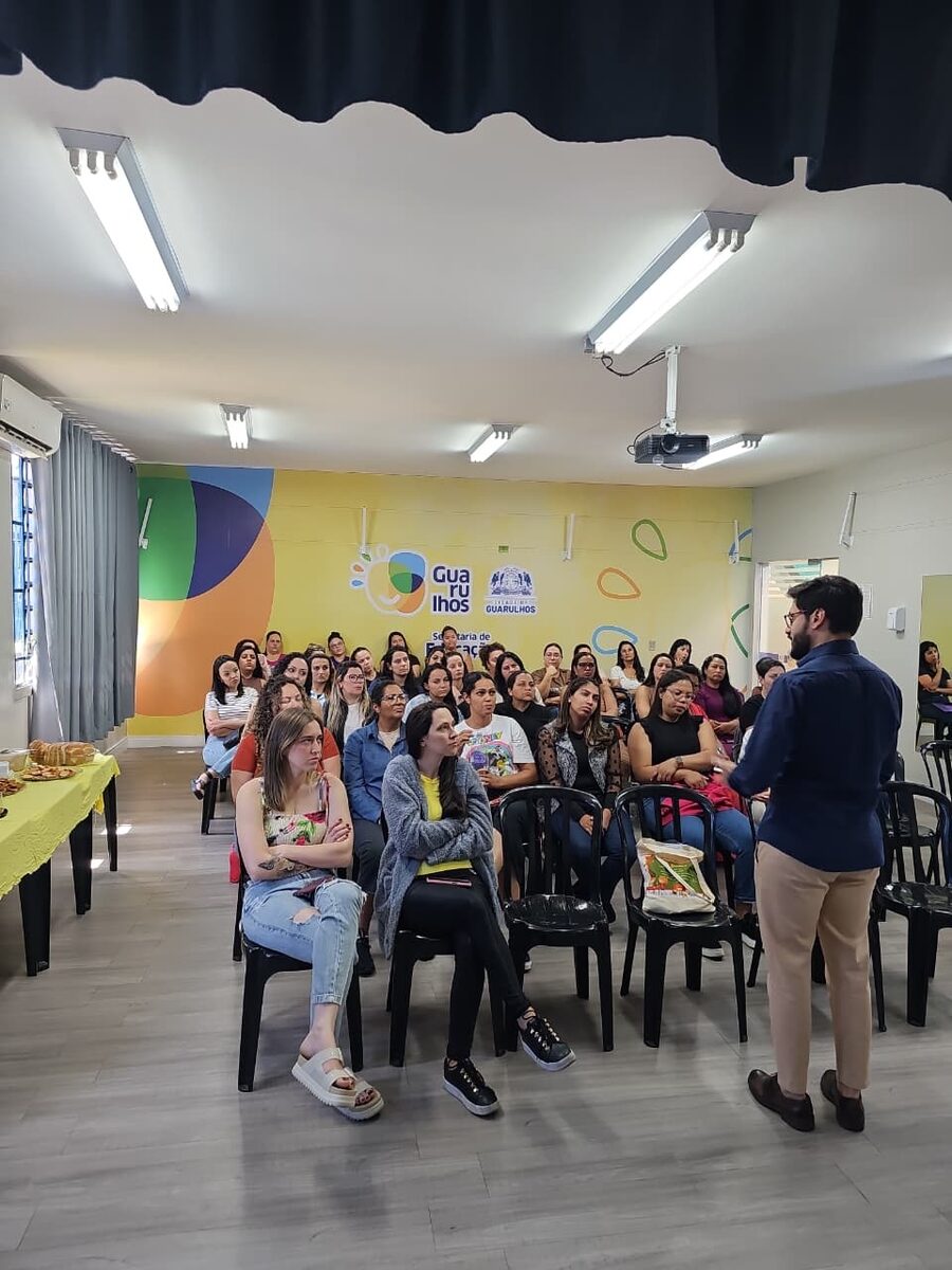 Palestra de Setembro Amarelo na Secretaria de Educação de Guarulhos